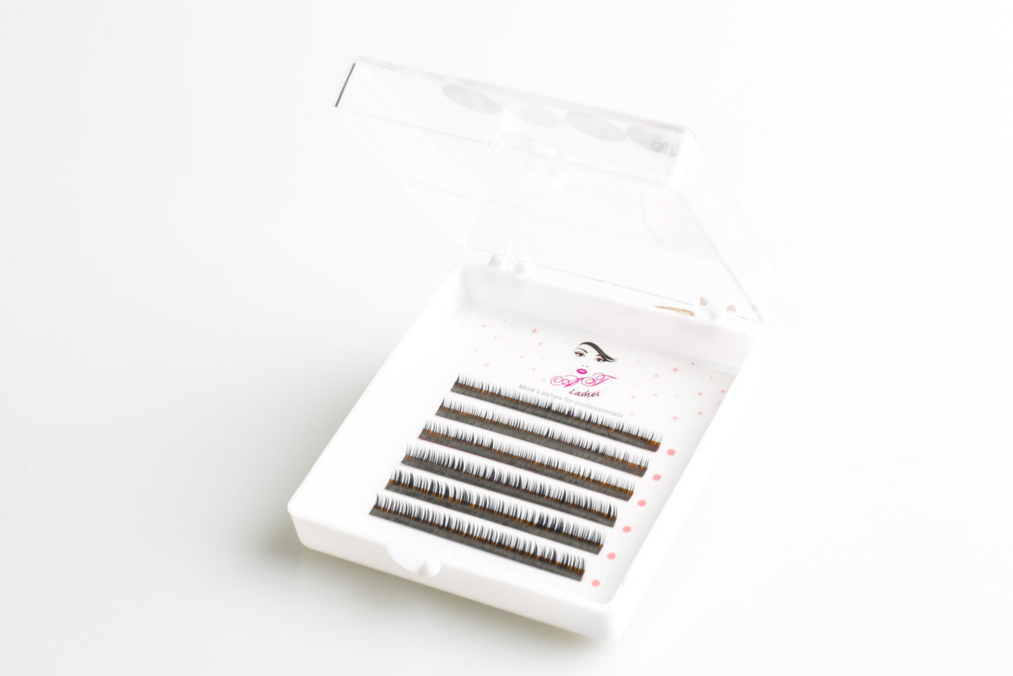 Box piccolo Extension ciglia marroni curva cc