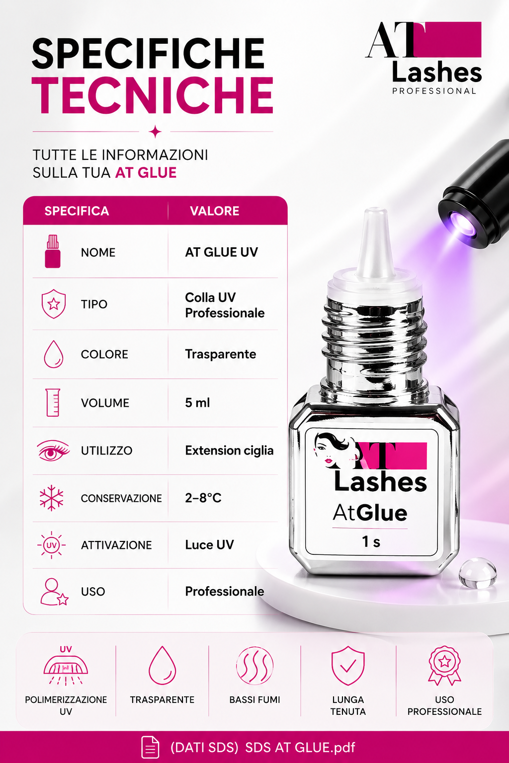 Colla UV Extension Ciglia