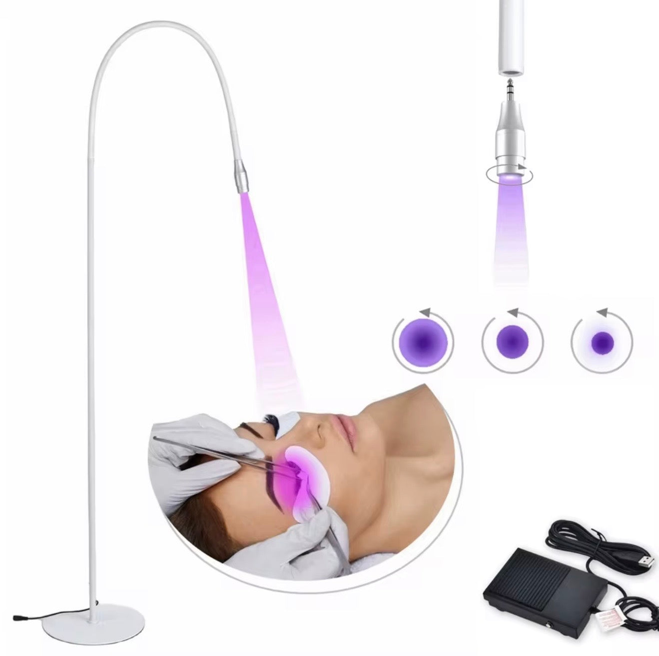 Lampada UV Professionale per Extension Ciglia – 10W