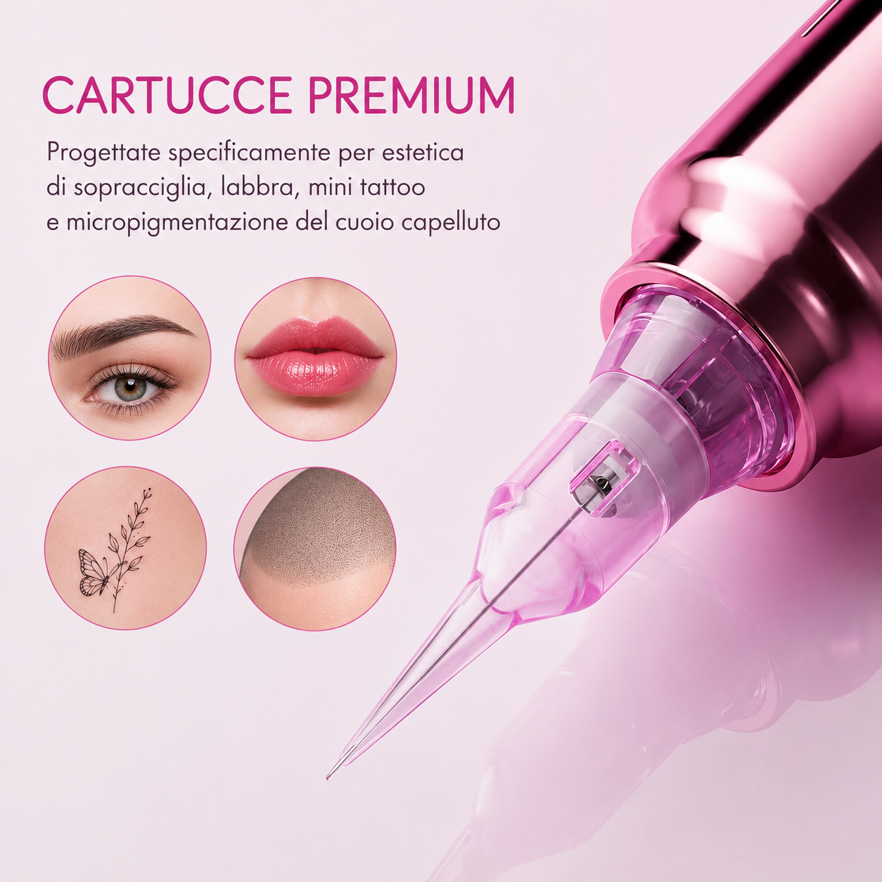 Cartucce Aghi Pinky Pro Biomaser