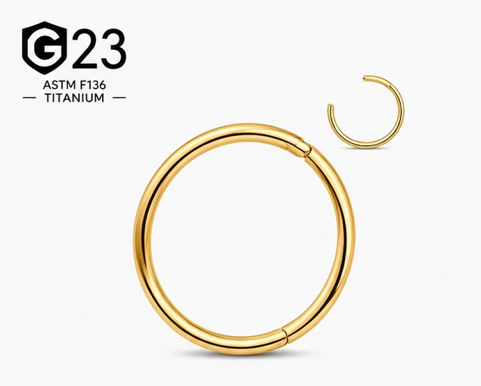 Piercing a Cerchio per Naso – Titanio G23 ASTM F136 – Seamless Ring