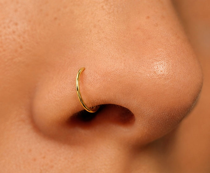 Piercing a Cerchio per Naso – Titanio G23 ASTM F136 – Seamless Ring