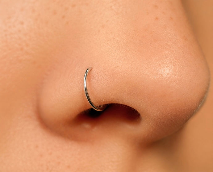 Piercing a Cerchio per Naso – Titanio G23 ASTM F136 – Seamless Ring