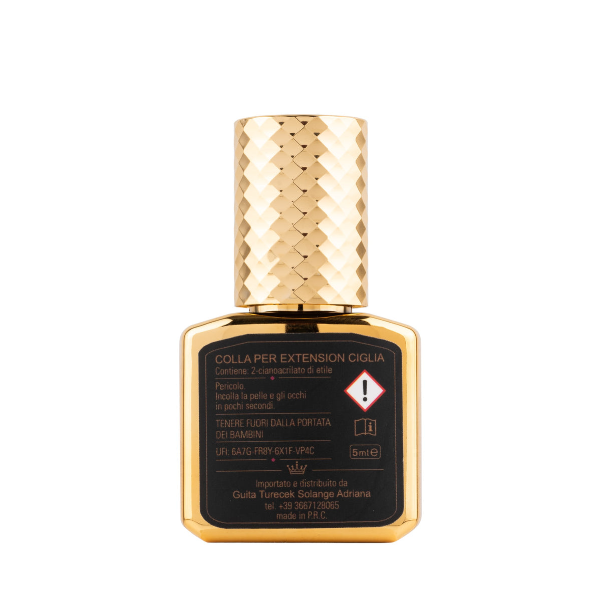Queen Glue 5 ml – etichetta posteriore