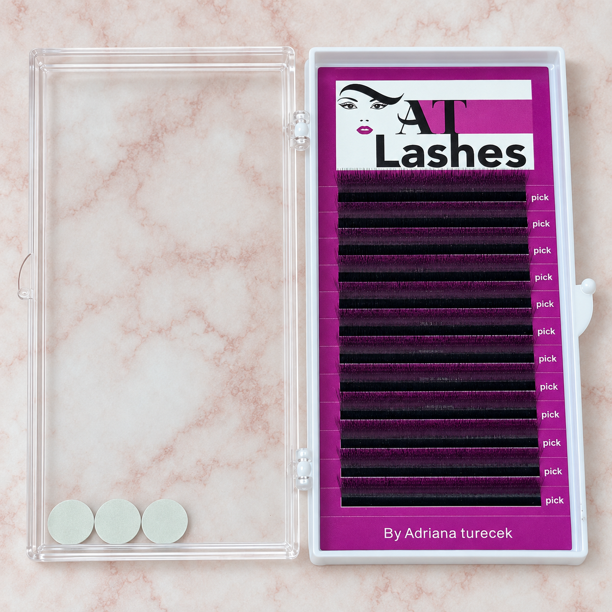 Box extension ciglia 5WU AT Lashes
