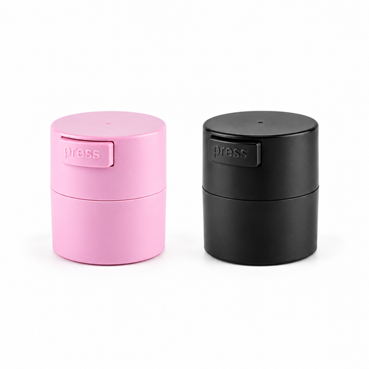 Contenitore portacolla nelle varianti rosa e nero